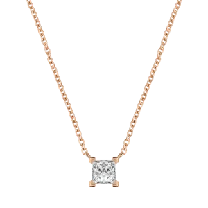 Mercury solitaire necklace 0.2ct