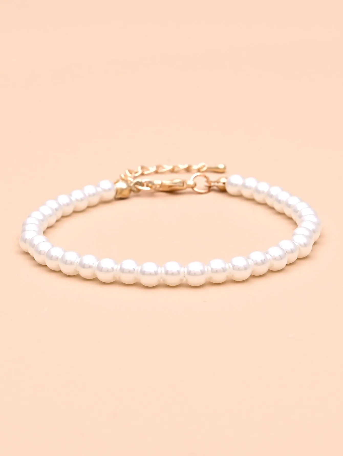 Minimalist Pearl Beaded Bracelet for Women Crafted Jewelry Stackable Bracelets