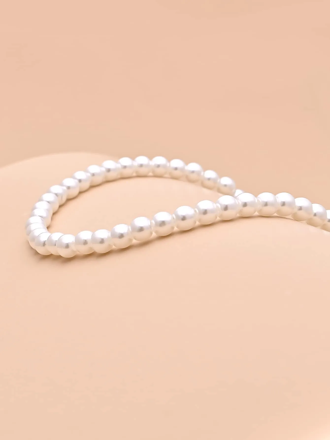 Minimalist Pearl Beaded Bracelet for Women Crafted Jewelry Stackable Bracelets