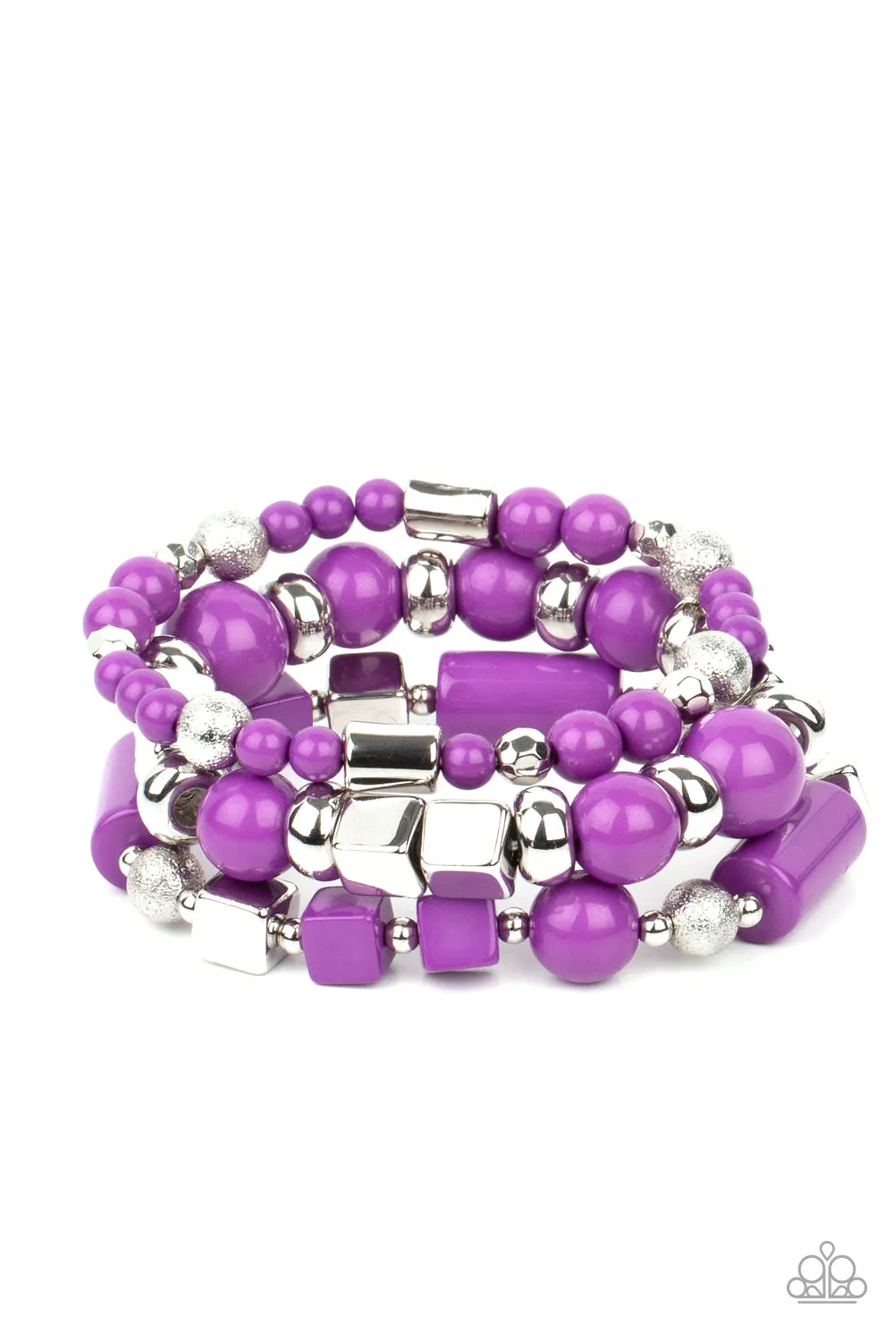 Perfectly Prismatic - Purple Paparazzi Accessories