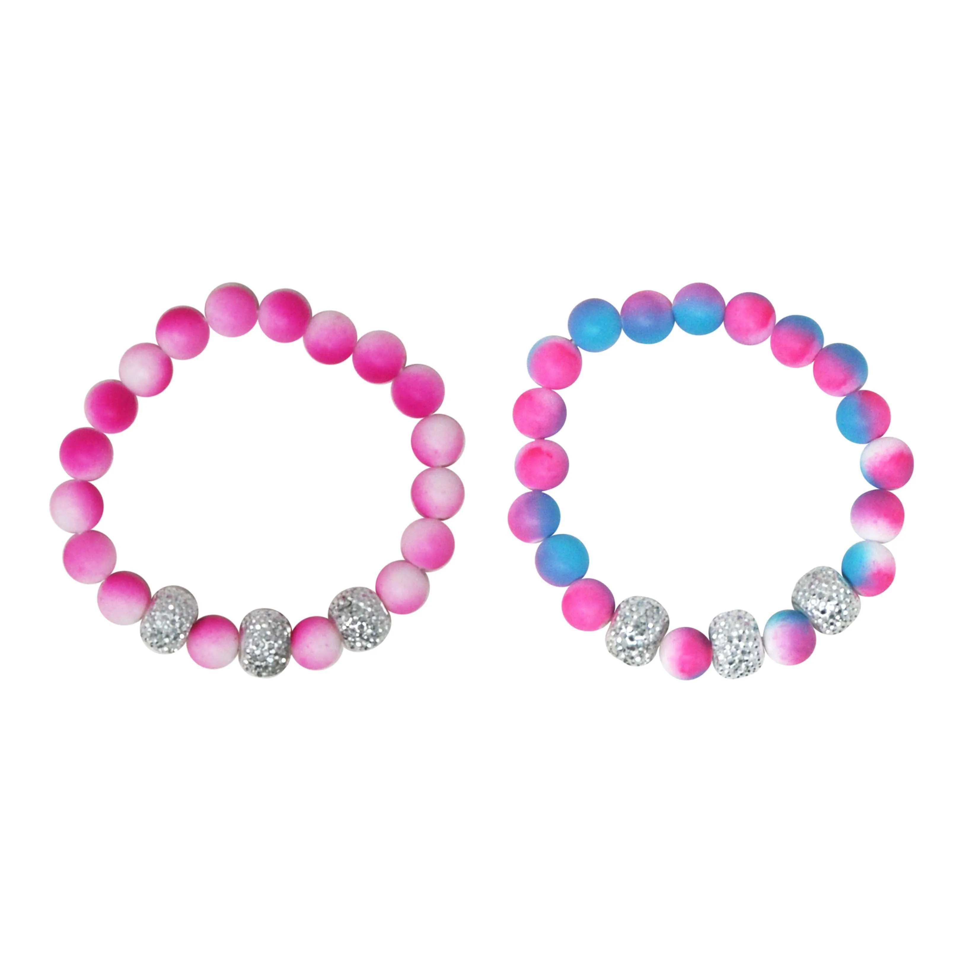 Pink Poppy Ombre Rubber Touch Bracelet Assorted Styles