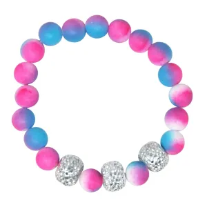 Pink Poppy Ombre Rubber Touch Bracelet Assorted Styles