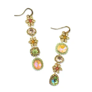 Pippa Flower Gemstone Statement Earrings