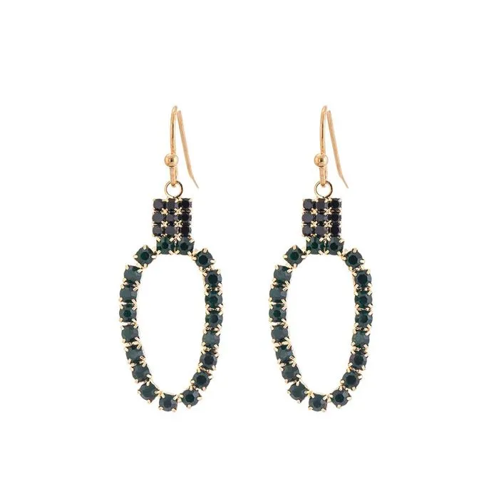 Radiant Evergreen: Xmas Light Earrings