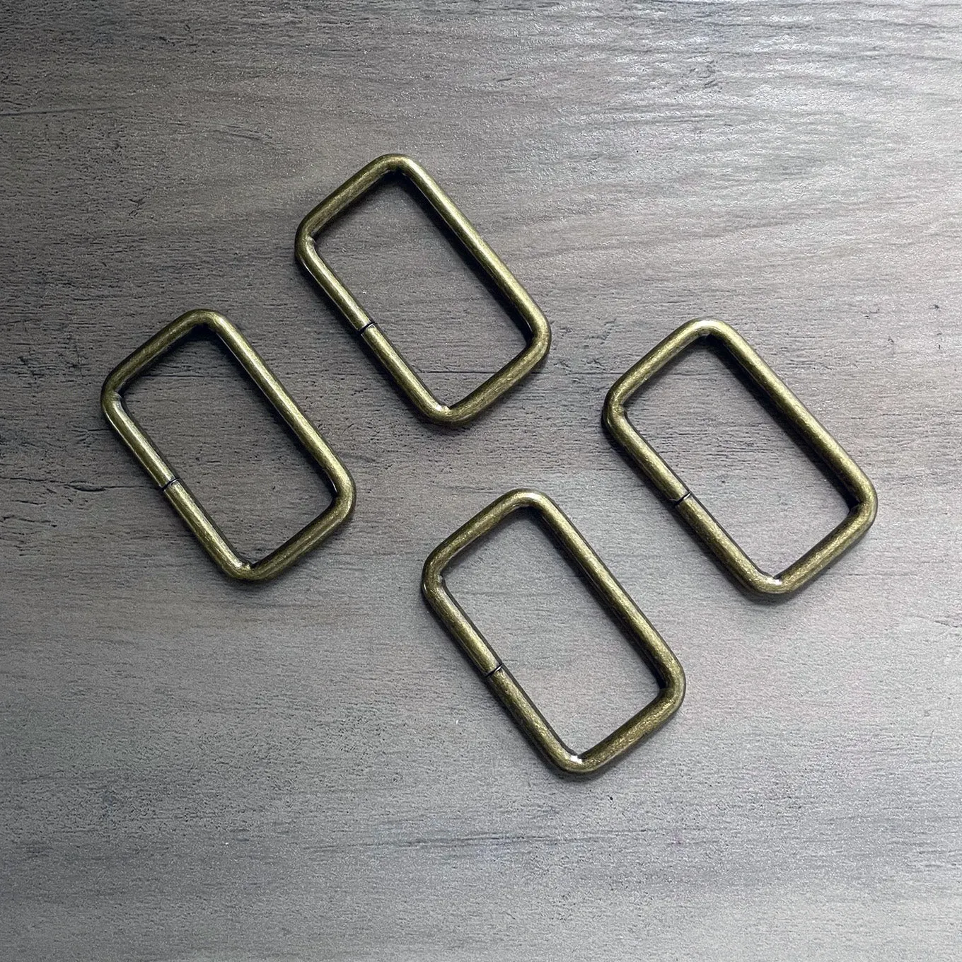 Rectangular Rings - 1.5 inch (4pc) (New)