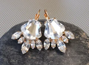 SHELL CRYSTAL Earrings