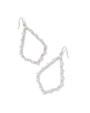 Sophee Crystal Earring in Rhodium