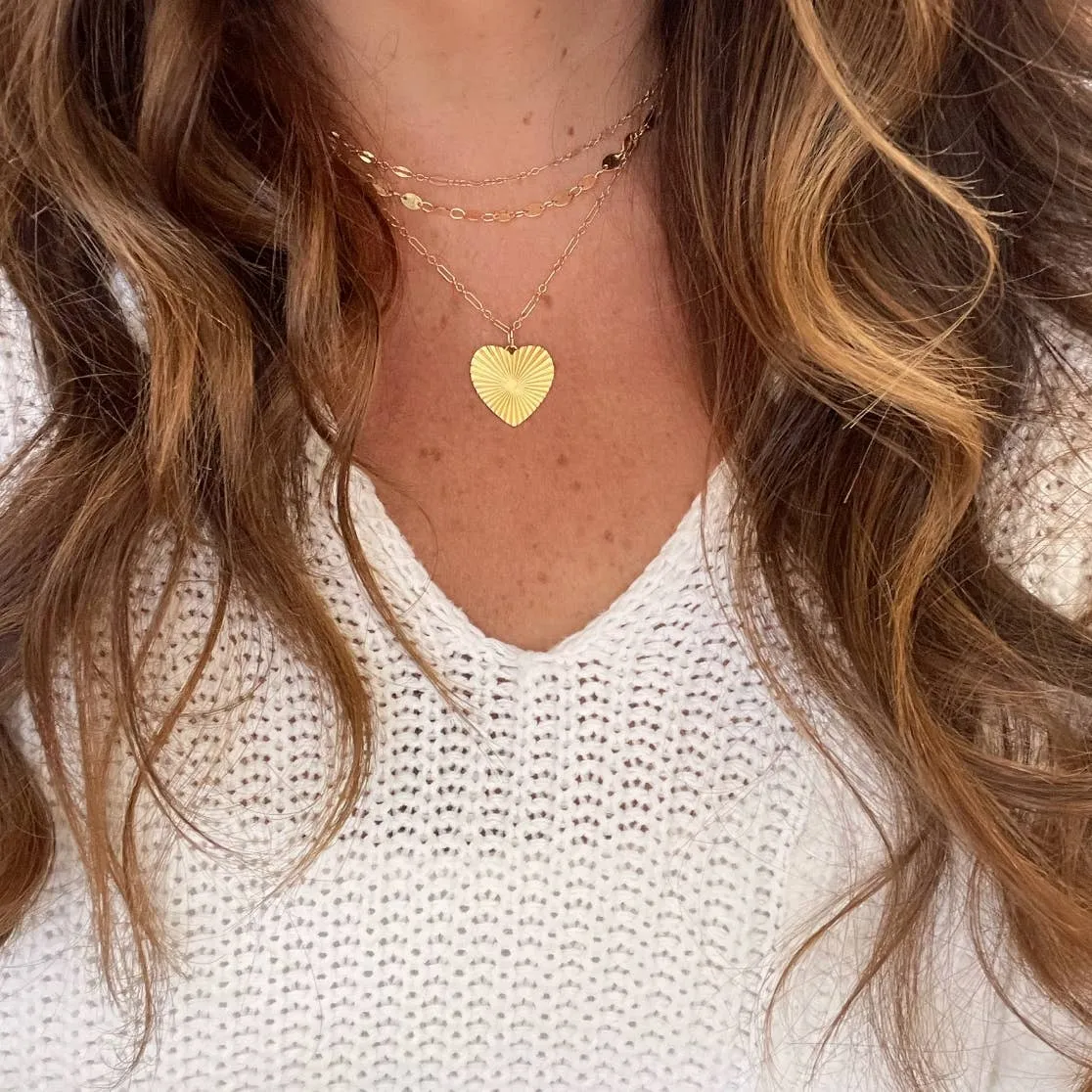 SOULMATE HEART NECKLACE | GOLD  FILLED