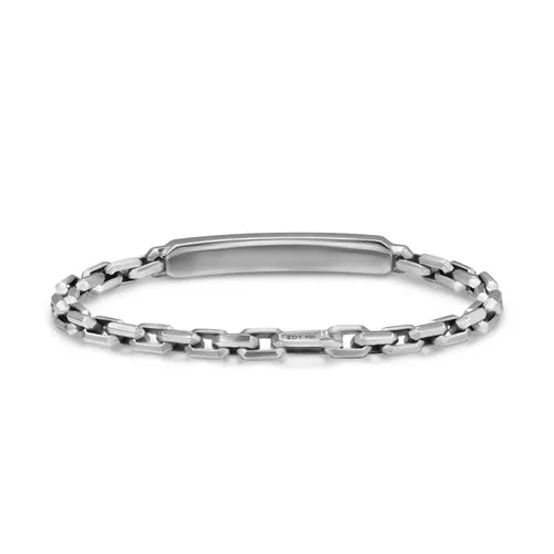 Streamline ID Bracelet in Sterling Silver, 6.7mm, Size Small