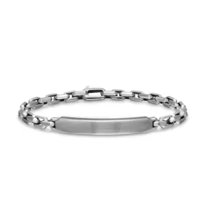 Streamline ID Bracelet in Sterling Silver, 6.7mm, Size Small