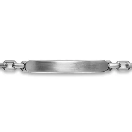 Streamline ID Bracelet in Sterling Silver, 6.7mm, Size Small