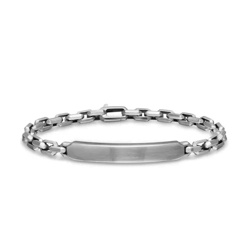 Streamline ID Bracelet in Sterling Silver, 6.7mm, Size Small