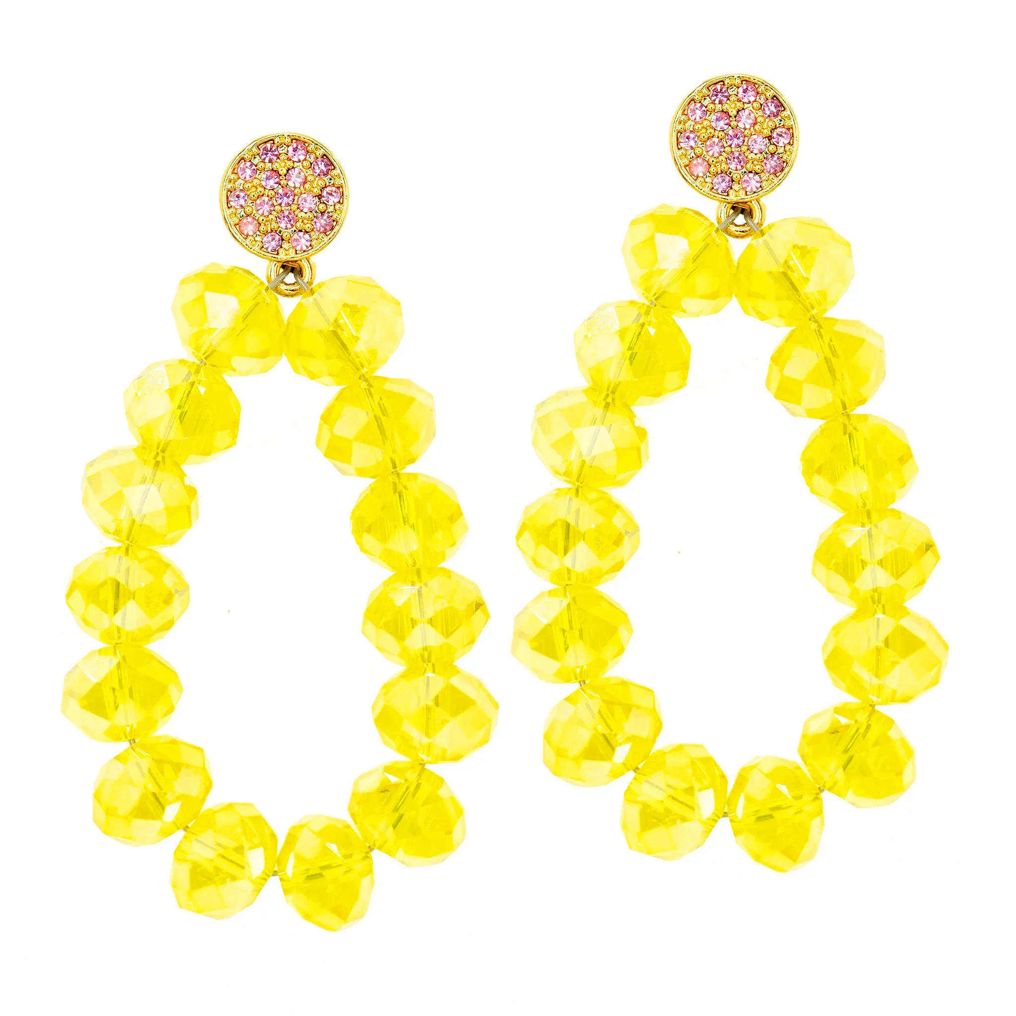 SUNSHINE AND SAND STATEMENT EARRINGS