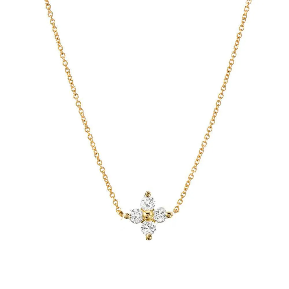 Tiny Star Diamond Necklace