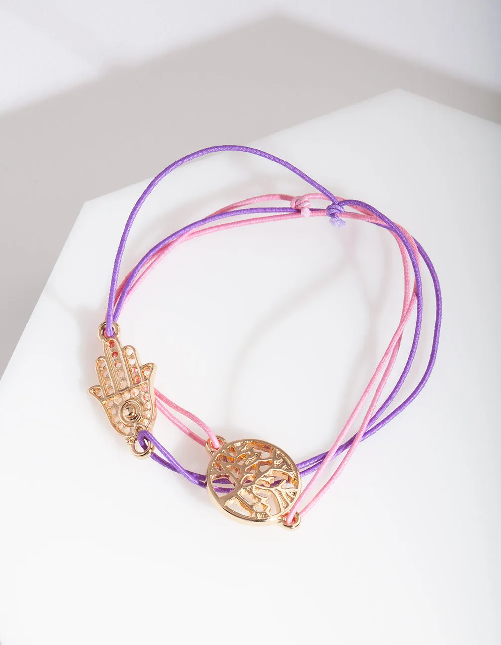 Tree of Life and Hamsa Hand Bracelet