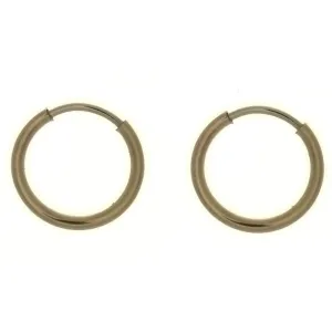 X HOOP 10 MM GF EARRINGS