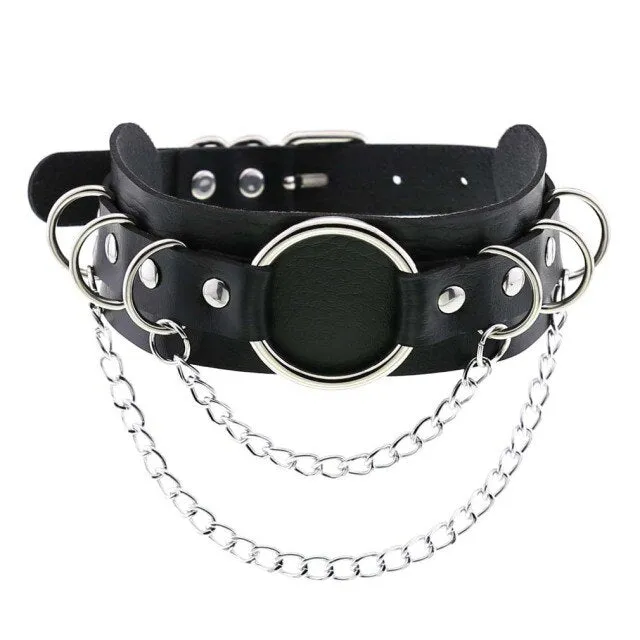 'Zone' PU Leather Choker